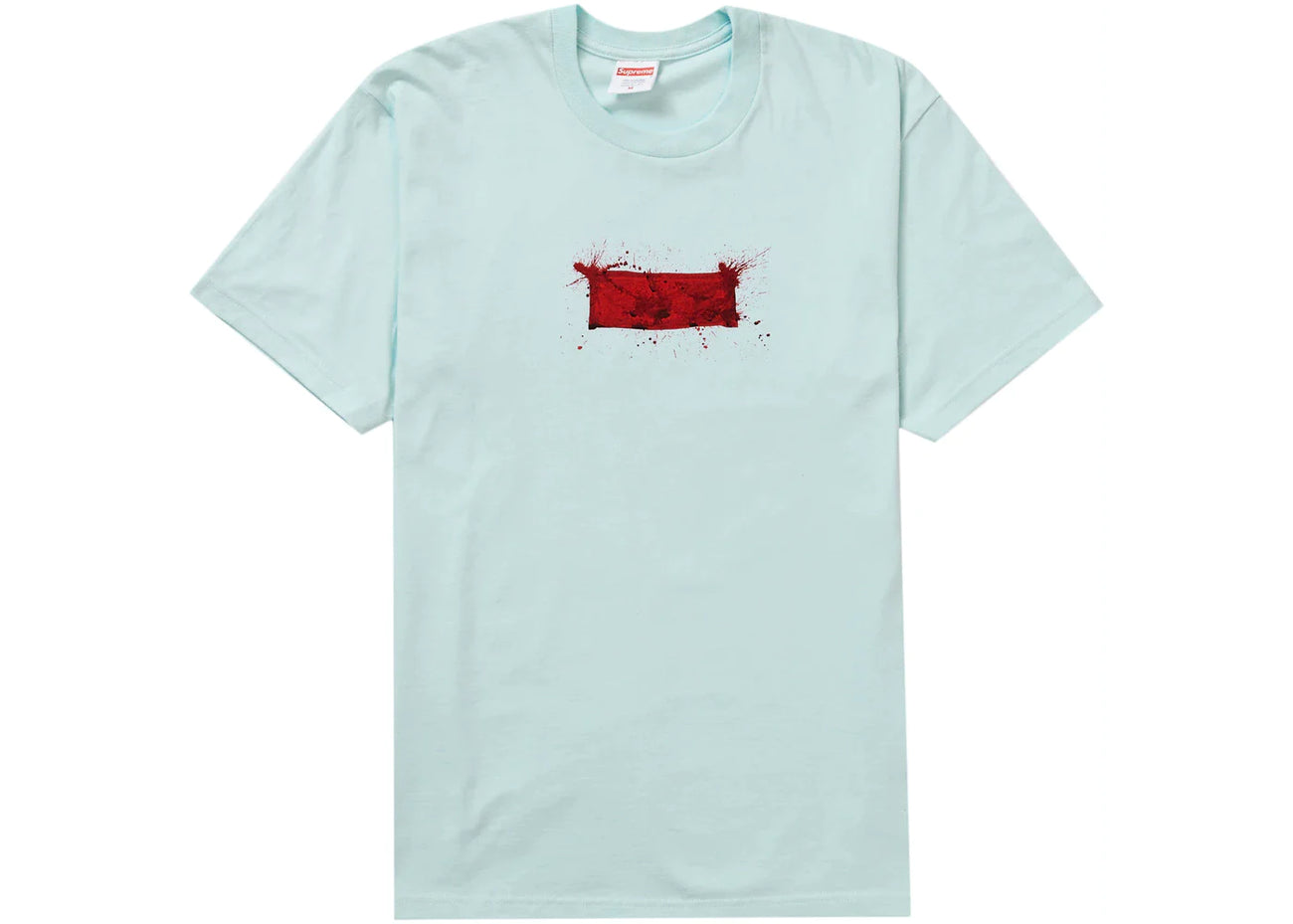 Supreme Ralph Steadman Box Logo Tee Pale Blue