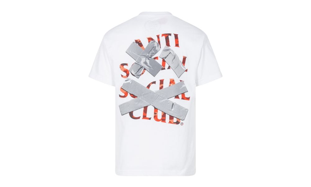 Anti Social Social Club T-Shirt Cancelled Again White/Red