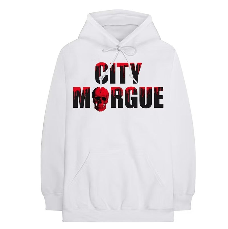 Vlone X City Morgue Dogs Hoodie White