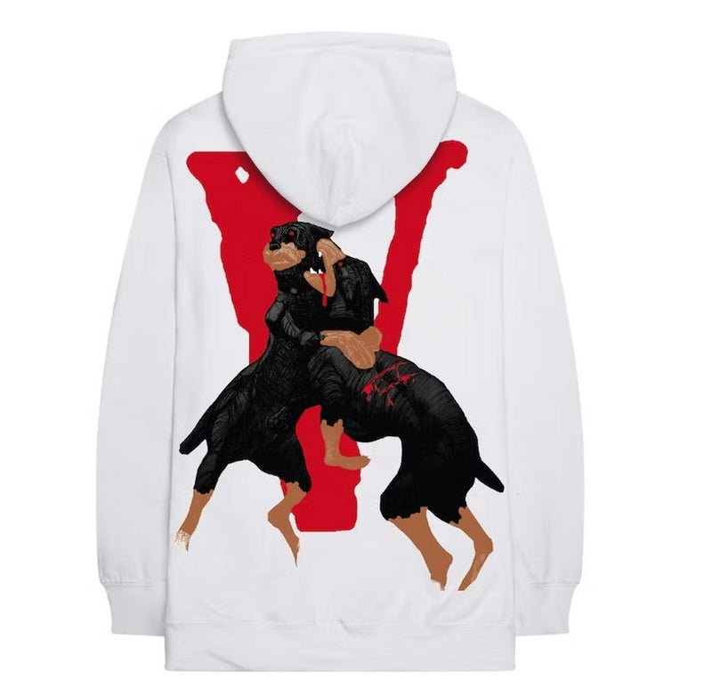 Vlone X City Morgue Dogs Hoodie White