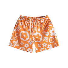 Bravest Studios Flower Orange Shorts