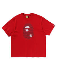 Bape Regular Item Tee Red