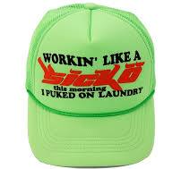 Sicko Laundry Trucker Hat Neon Green