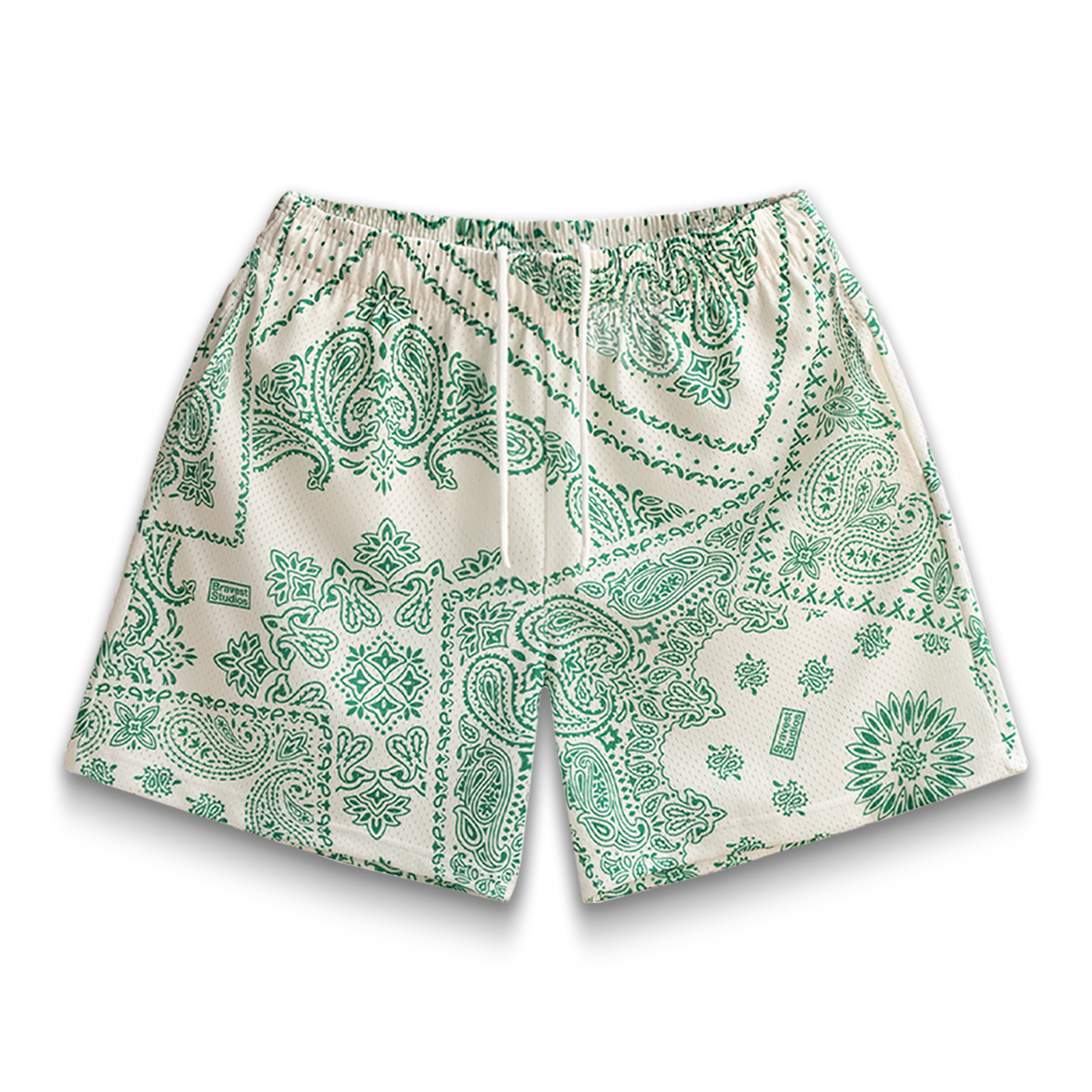 Bravest Studios Green Porcelain Shorts