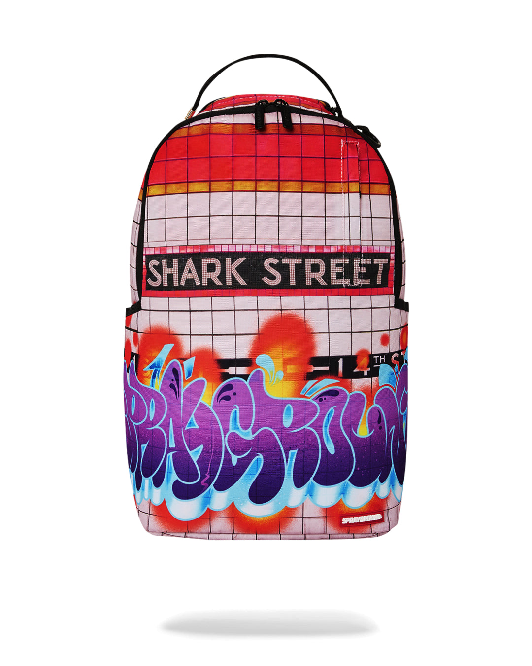 SPRAYGROUND BACKPACK SUBWAY TAG DLXSR BACKPACK PURPLE