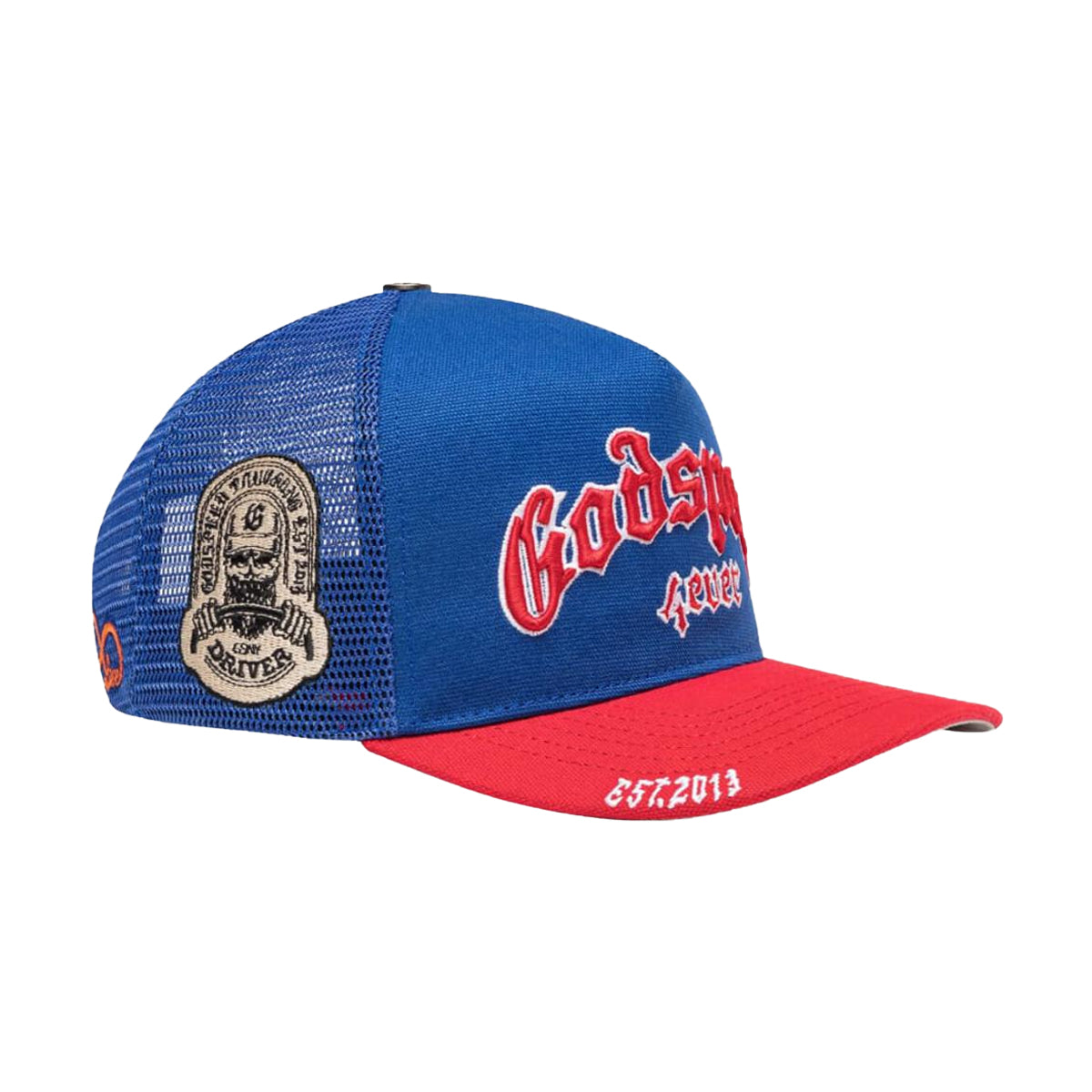 Godspeed GS Forever Trucker Hat (Blue/Red)