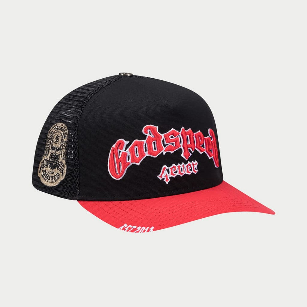 Godspeed GS Forever Trucker Hat Black/Red/White