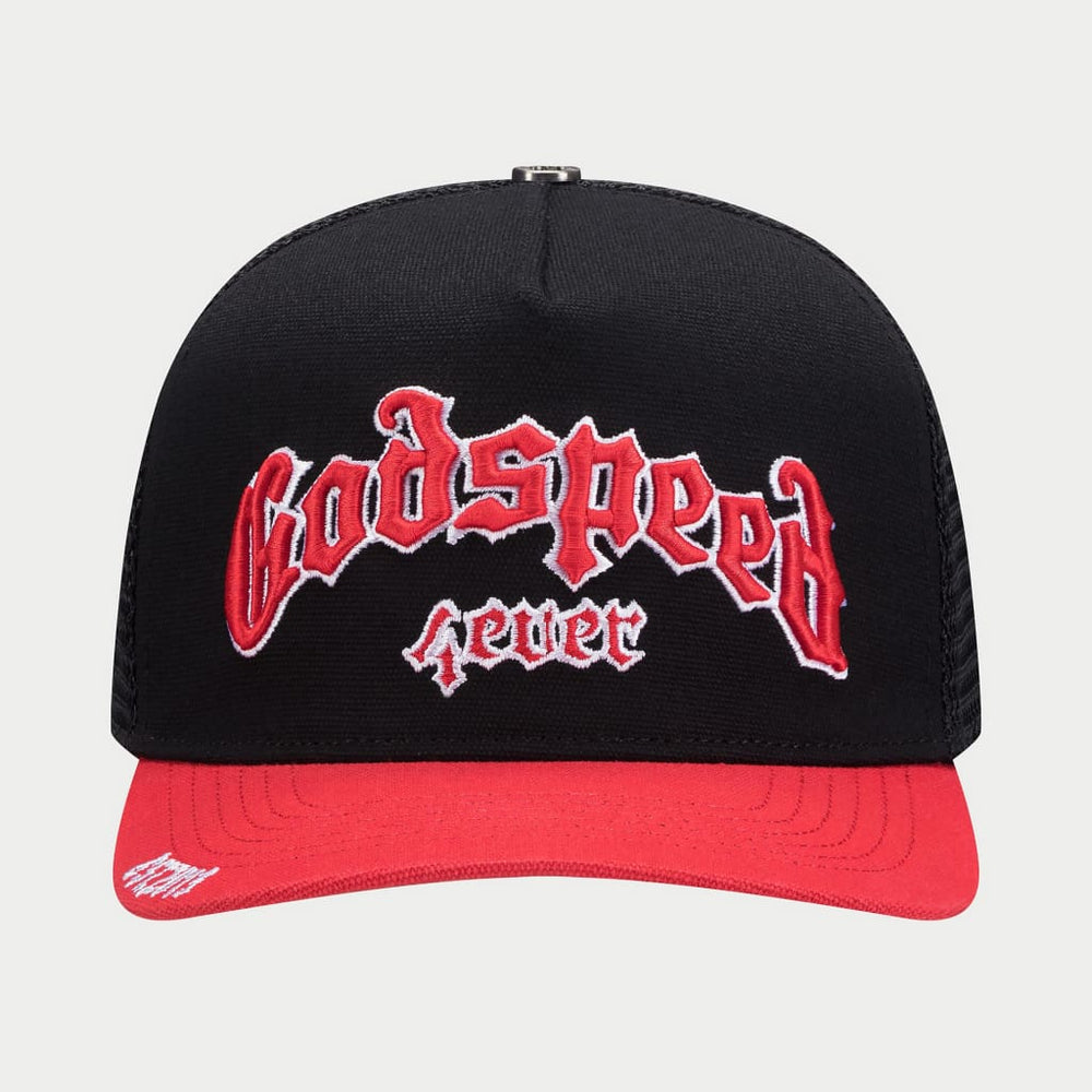 Godspeed GS Forever Trucker Hat Black/Red/White