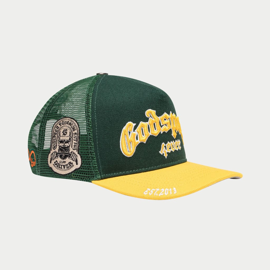 Godspeed GS Forever Trucker Hat (Yellow/Green)