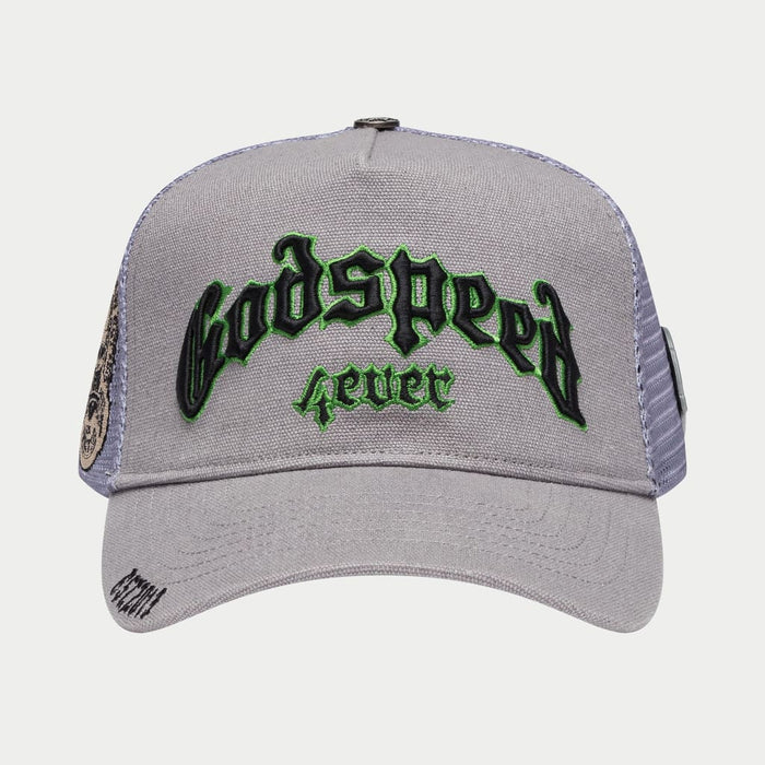 Godspeed GS Forever Trucker Hat Grey/Green