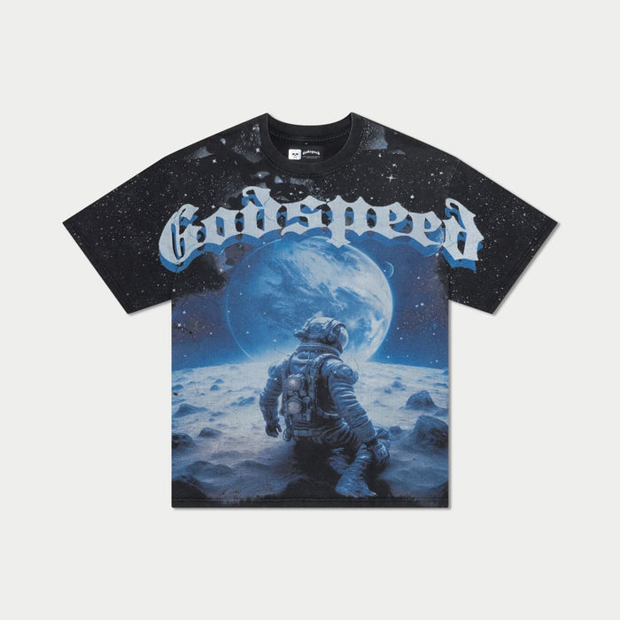 Godspeed No Looking Back T-Shirt Black/True Blue