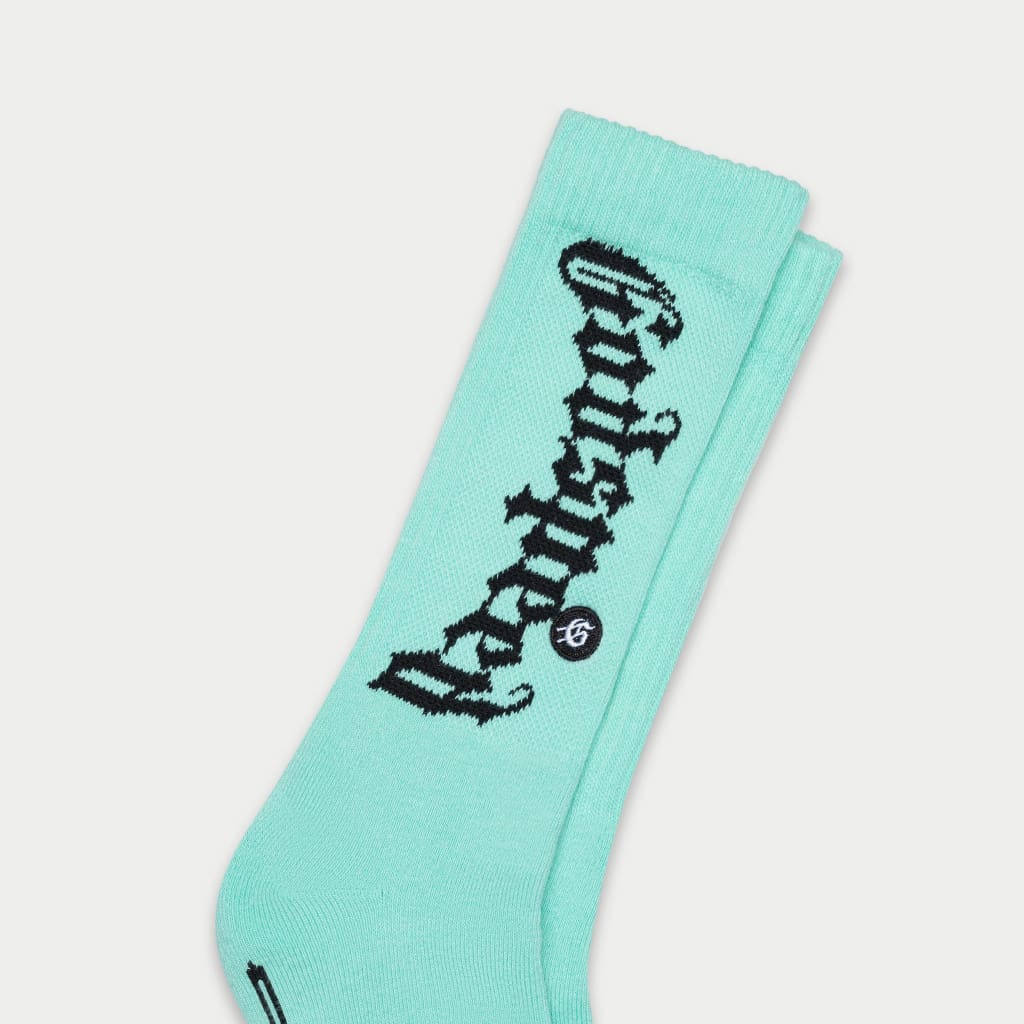 Godspeed OG Logo Sock Electric Teal