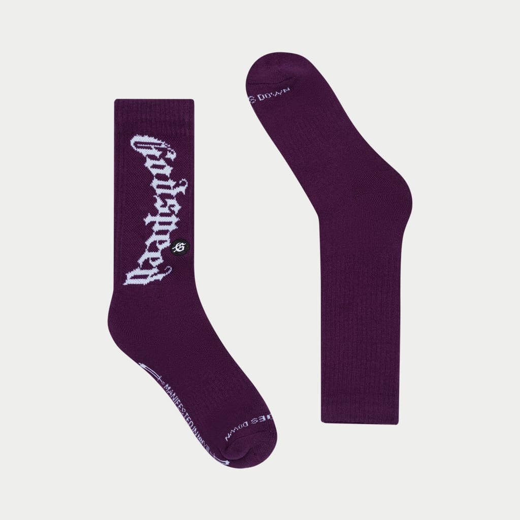 Godspeed OG Logo Sock Grape