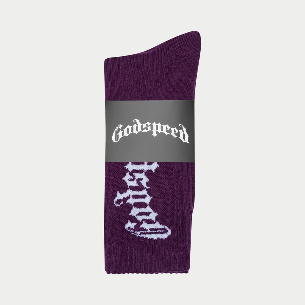 Godspeed OG Logo Sock Grape