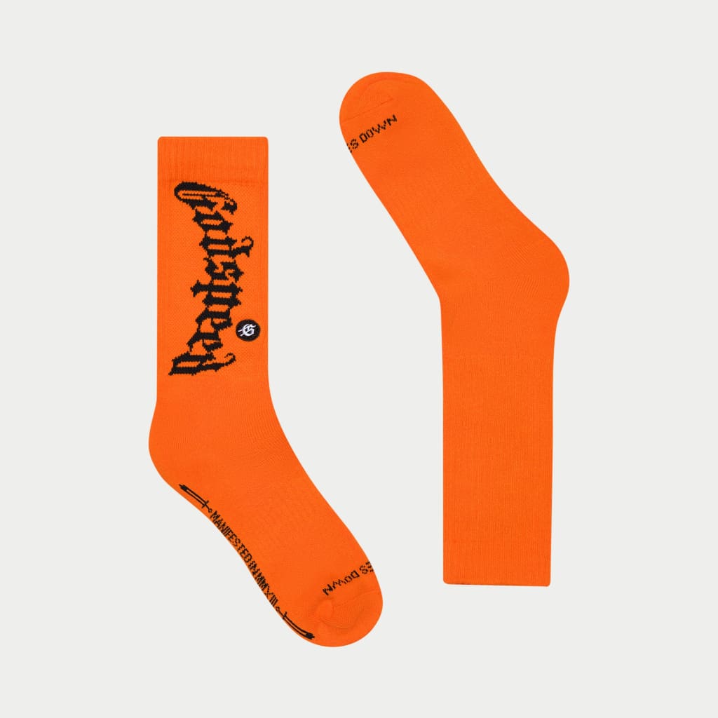 Godspeed OG Logo Sock Tangerine