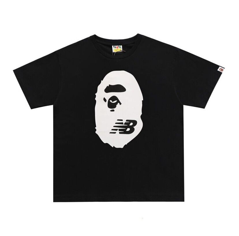 BAPE x New Balance Ape Head Tee Black/White