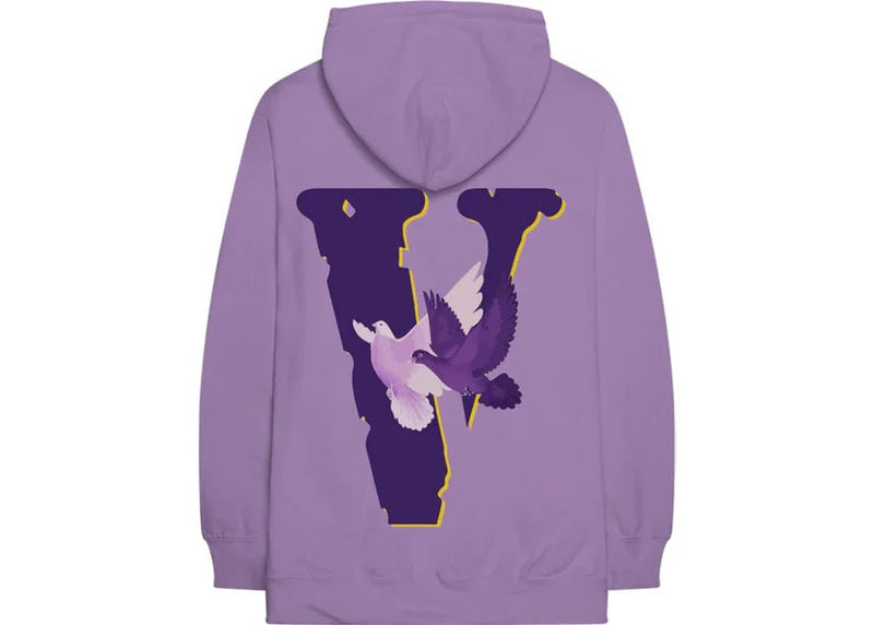 Vlone x Nav Doves Hoodie Purple