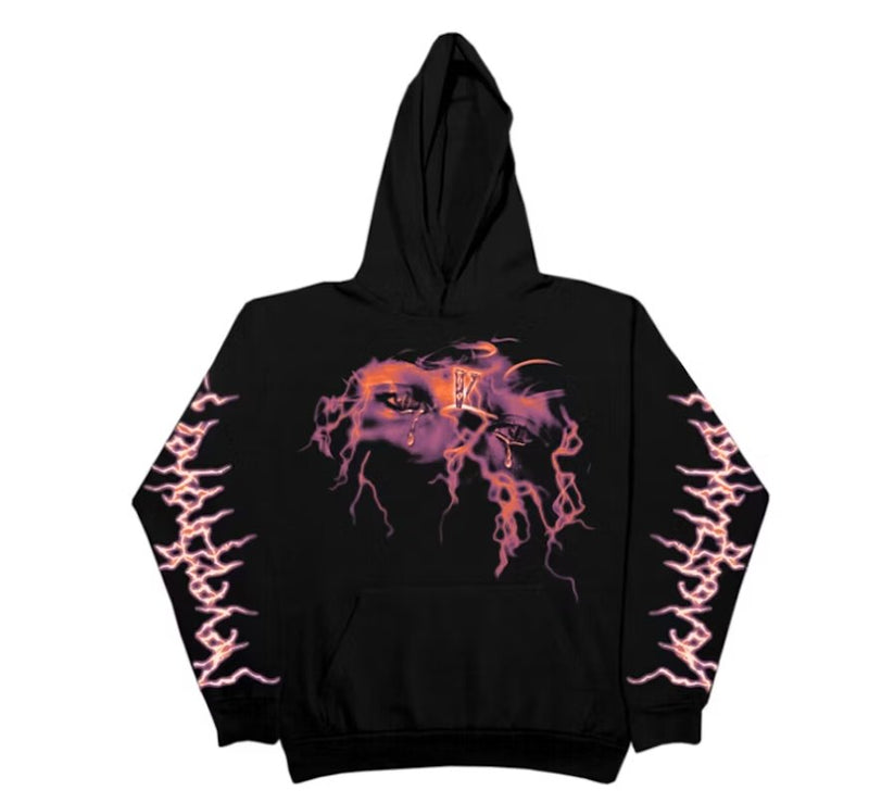 Vlone x Never Broke Again Eyes Hoodie Black