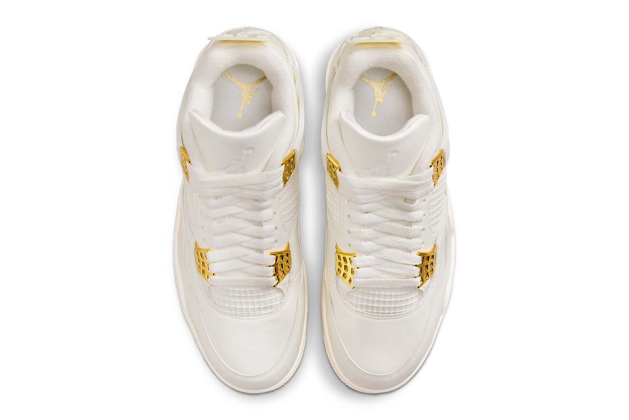 Air Jordan 4 Retro Metallic Gold